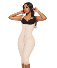 Cargar imagen en el visor de la galería, Knee Bodysuit, girdle & butt lifter, Waist Definition 3 Hooks ( Ref. O-023 )