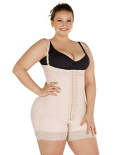 Cargar imagen en el visor de la galería, Short Strapless Bodysuit with Central Hooks (Ref. O-051)