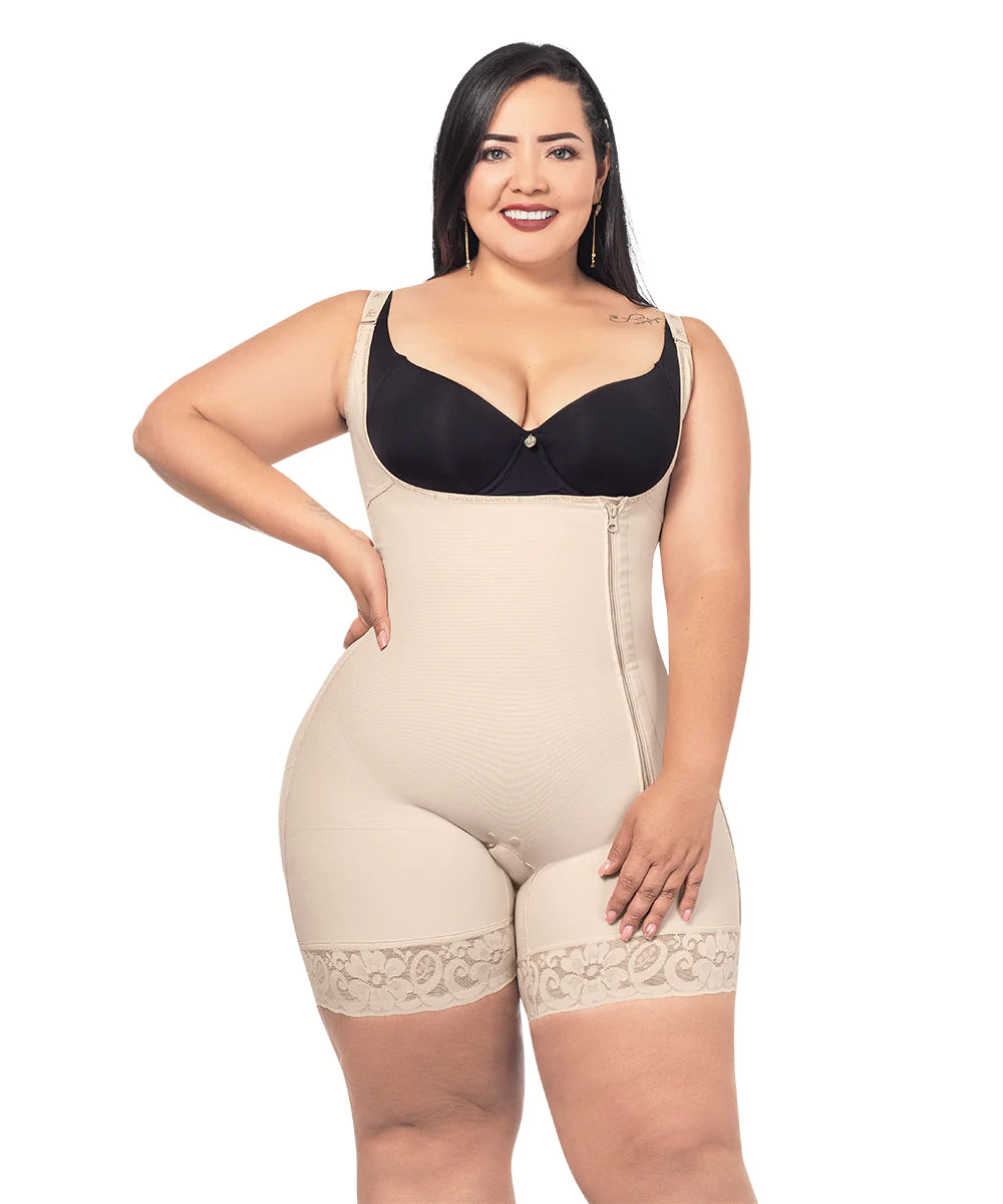 Short Bodysuit, Abdomen Control (Ref. O-010 )