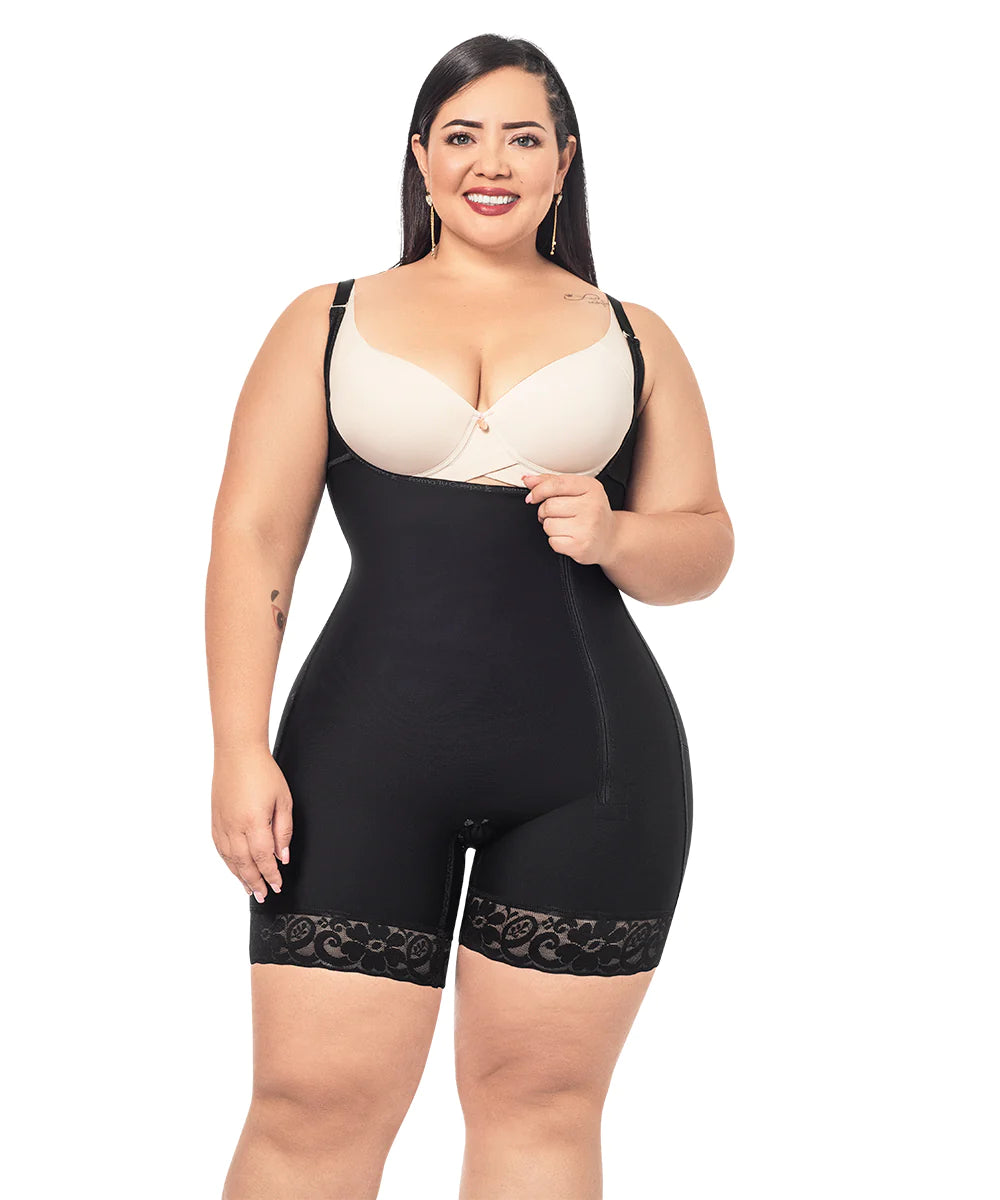 Short Bodysuit, Half back coverage shapewear (Ref. O-016)