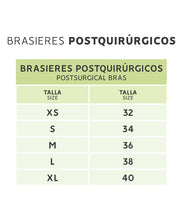 Cargar imagen en el visor de la galería, Brasier postoperatorio - Negro ( Ref. C-080 )
